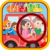 Icon Family Cartoon Find 7 Difference Game