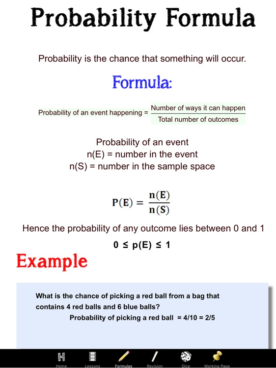 Mathematics Probability Quiz screenshot-3