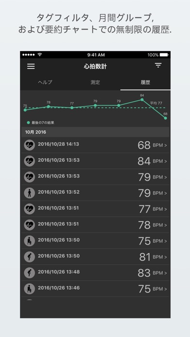 Heart Rate Plus 心拍数計 ... screenshot1