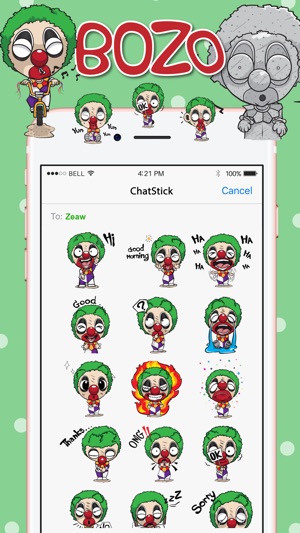 BOZO Stickers & Emoji Keyboard By ChatStick(圖1)-速報App