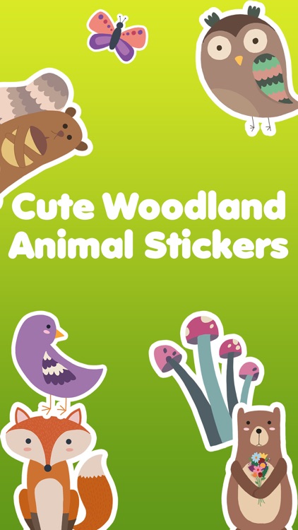 Woodland Animals - Cute Animal Stickers
