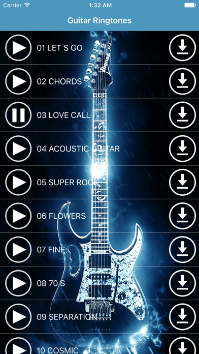 Guitar Ringtones - Greatest Melodies & Sounds screenshot 2
