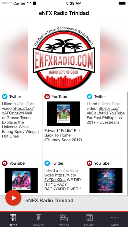 eNFX Radio Trinidad