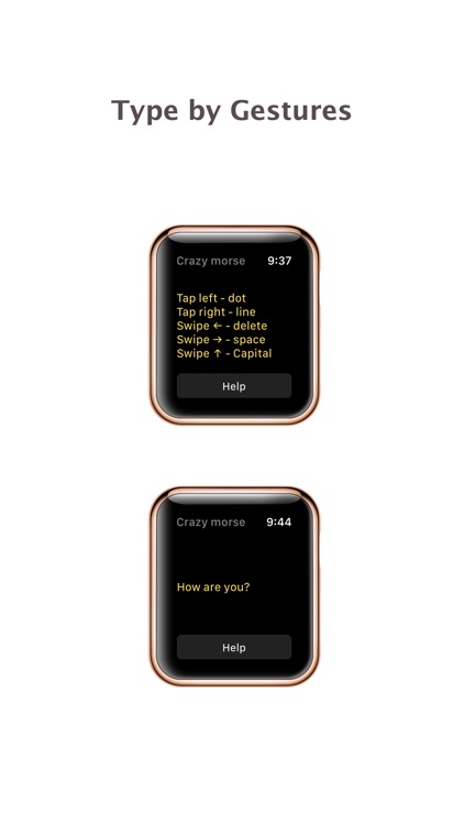 Crazy Morse Code - quick typing for apple watch