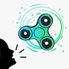 Scream fidget hand spinner use your voice to spin