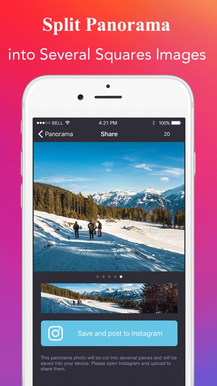Split Pano for Instagram Likes