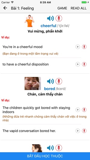 Từ vựng tiếng anh theo chủ đề: 3000 từ thông dụng