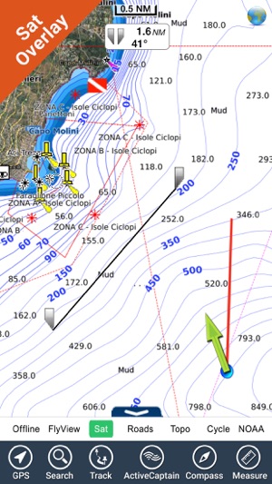 Marine: Greece West - GPS Map Navigator(圖1)-速報App