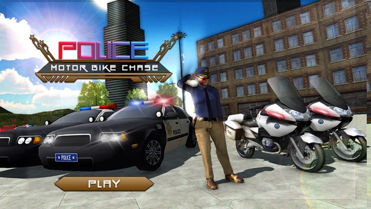 Police Motor Bike Chase - Real Cop City Drive