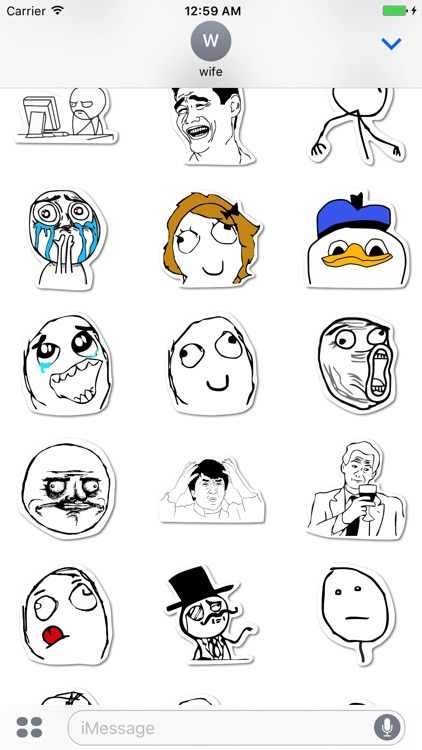 Ragefaces and Meme Stickers