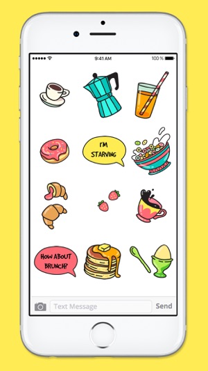 All Day Breakfast Menu Food Stickers(圖4)-速報App