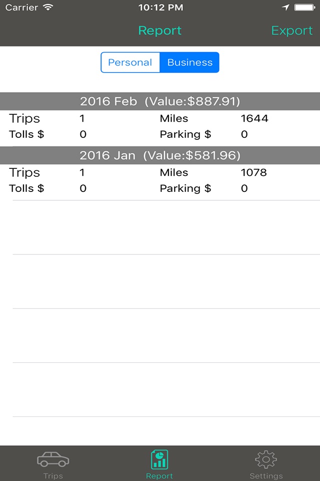 MileLogger - Mileage tracker screenshot 2