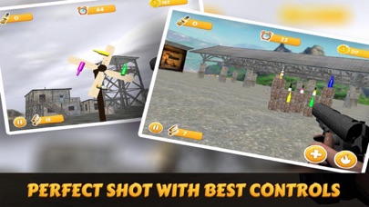 Army Bottle Shoot Game screenshot 1