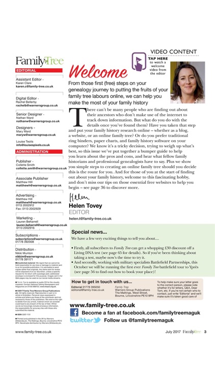 Family Tree Magazine - Your Ancestors Your History