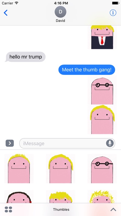 Thumbles Stickers