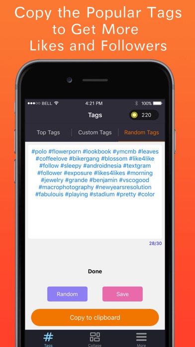 Get Tags for Instagram Likes - Photo Collage Maker screenshot 2