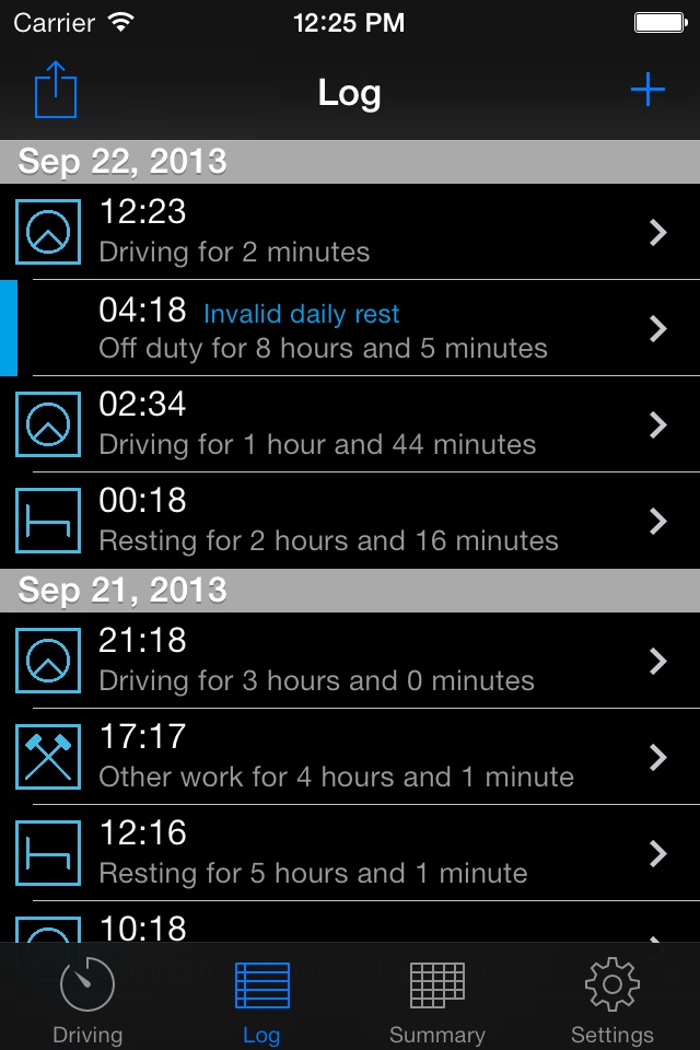 TruckerTimer screenshot 4