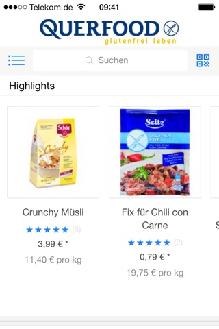 QUERFOOD - glutenfrei leben screenshot 2