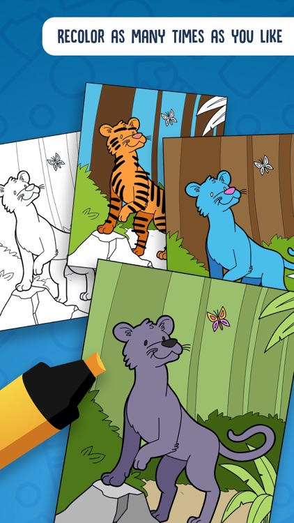 Hellokids Coloring Time Animals screenshot-3