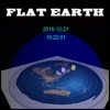 flat earth digital 3D clock
