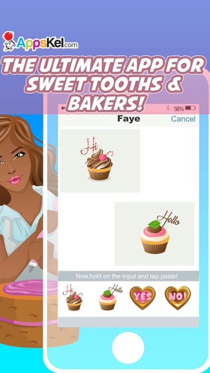 Bake-Moji: Baking Cake Emoji & Stickers App Pro