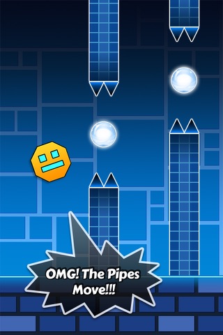 Emoji Jumping In The Amazing Geometry Sky World screenshot 2