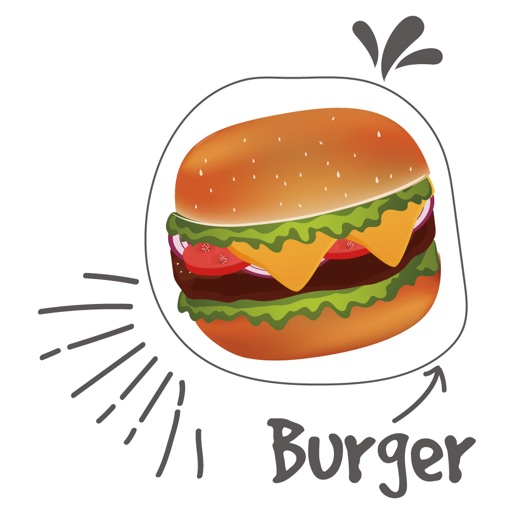 Animated Fast Food Sticker