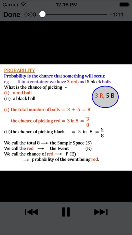 Probability Math Quiz