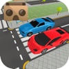 VR Real Traffic Road Crossing For Virtual Glasses