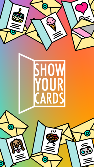 Show Your Cards - Greeting Card Stickers