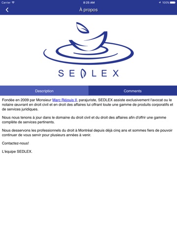 SEDLEX GO screenshot 2