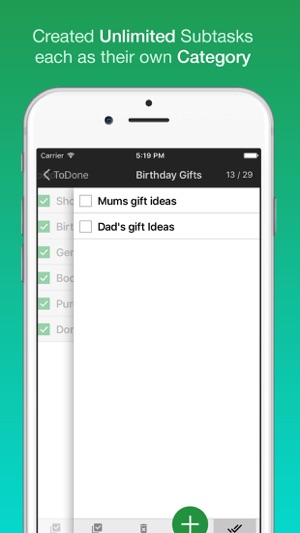 ToDone - Simple Todo List with Unlimited Subtasks(圖2)-速報App