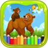 Big Bear Colouring Book Game