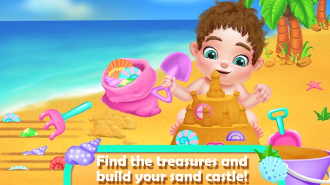 Summer Beach Baby Care Games - Newborn Baby(圖2)-速報App