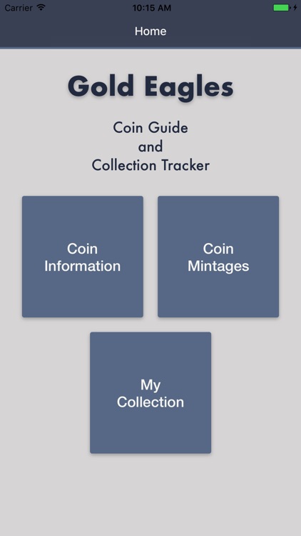 Gold Eagles - Coin Guide & Collection Tracker