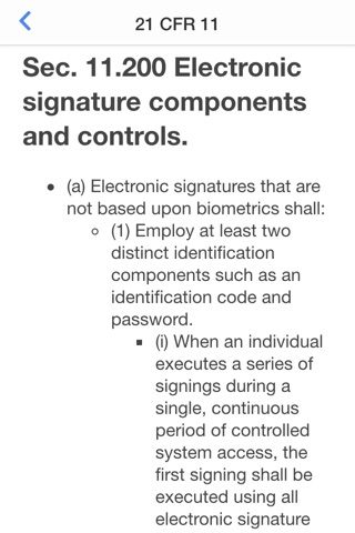 21 CFR 11 Pocket Guide screenshot 3