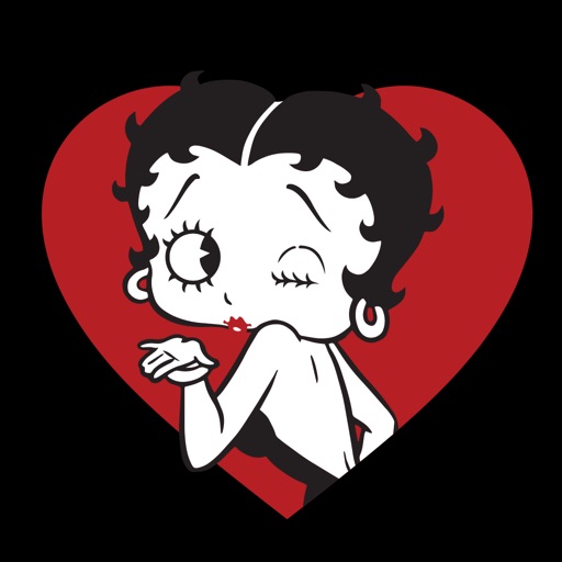 Betty Boop: Noir Stickers and Emoji icon