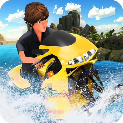 Water Surfer Jet Ski Motor Bike Racing- Speed Boat icon
