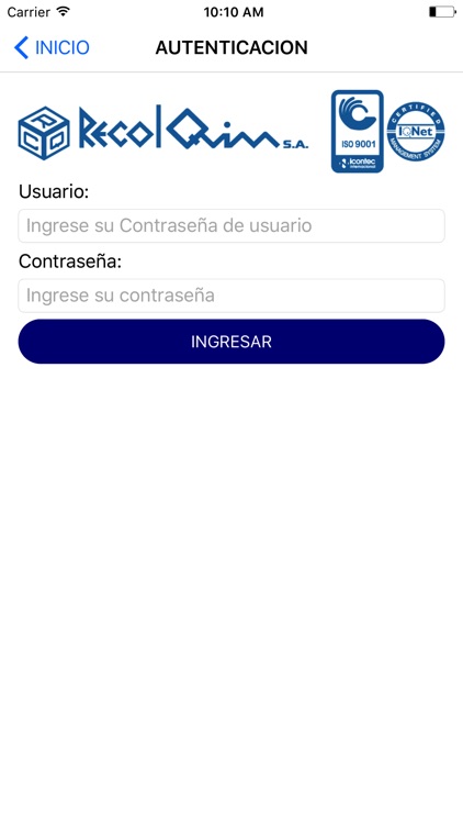 Recolquim App