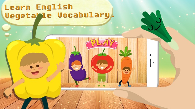 Vegetable Coloring & Vocab - Fun finger painting