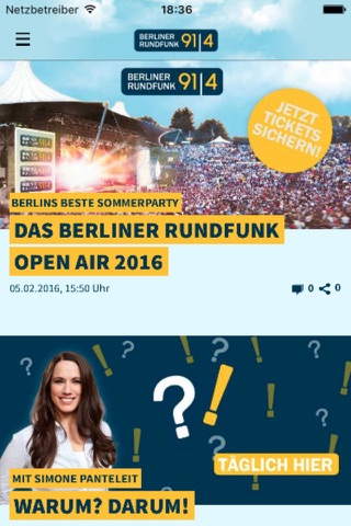 Berliner Rundfunk 91.4 screenshot 2