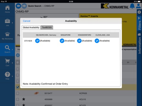 Kennametal NOVO screenshot 3