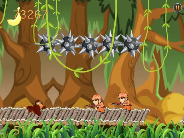 Banana Monkey Jungle Run Game - Gorilla Kong Lite, game for IOS