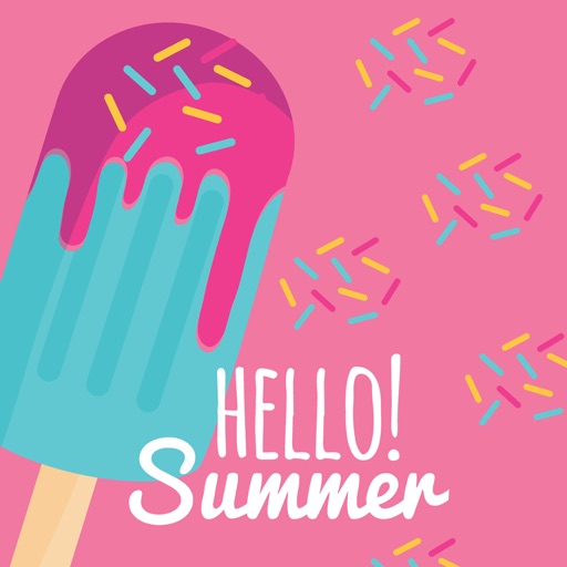 A Beautiful Summer Wishes and Greetings Card iOS App