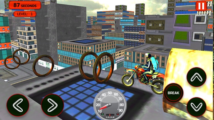 Roof Jumping Bike Parking - Stunt Driving