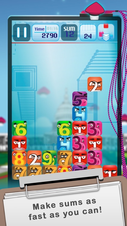 Math Invaders Numbers of the outer space screenshot-3