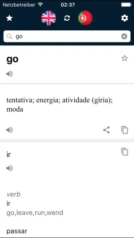 Game screenshot Portuguese English Dictionary apk