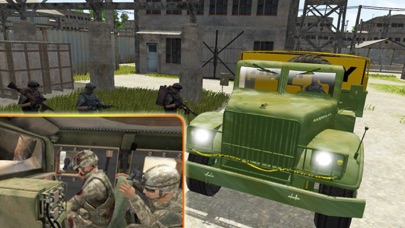 4x4 Military Jeep Driving Simulator in War Land Screenshot 1