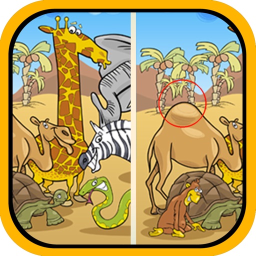 Find Differences Game For Lovely Animals