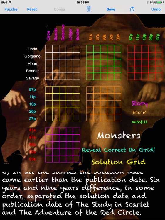 Sherlocks Logic Puzzles 1234